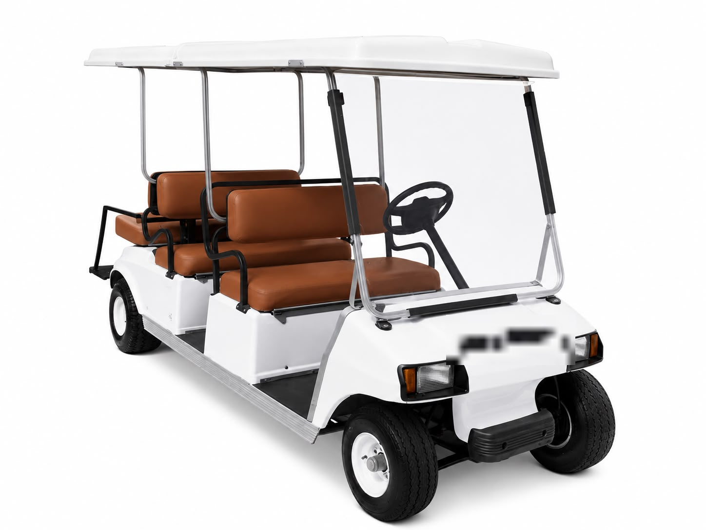 6 kişilik beyaz golf arabası